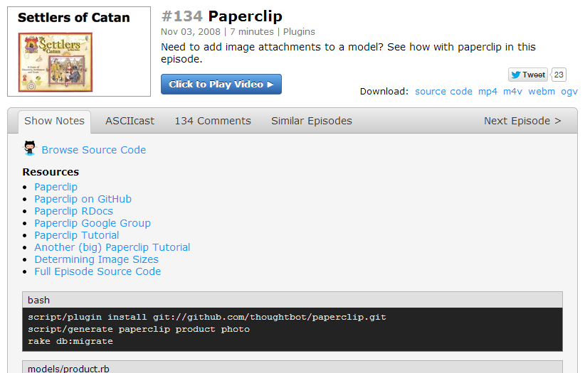 form_for params rails Paperclip Railscast