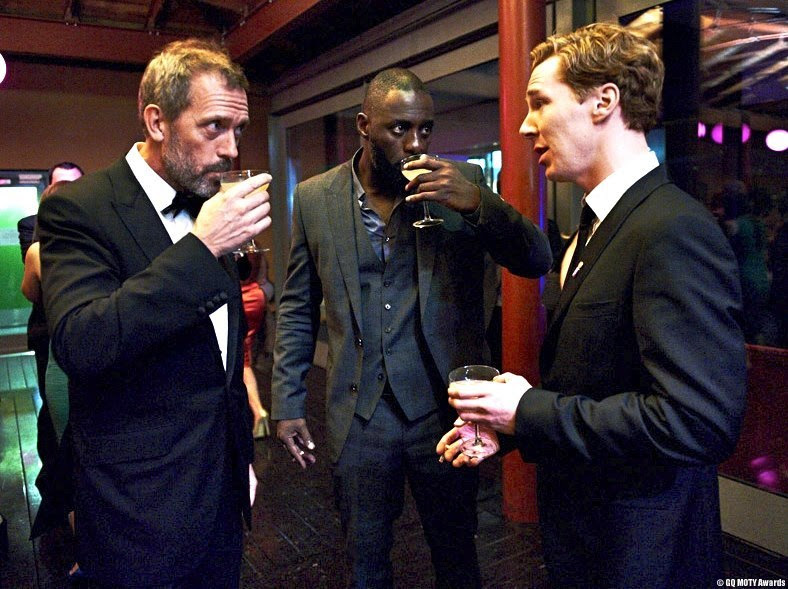 Hugh Laurie, Idris Elba and Benedict Cumberbatch