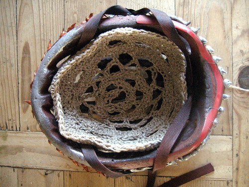 Skullcap in Helmet