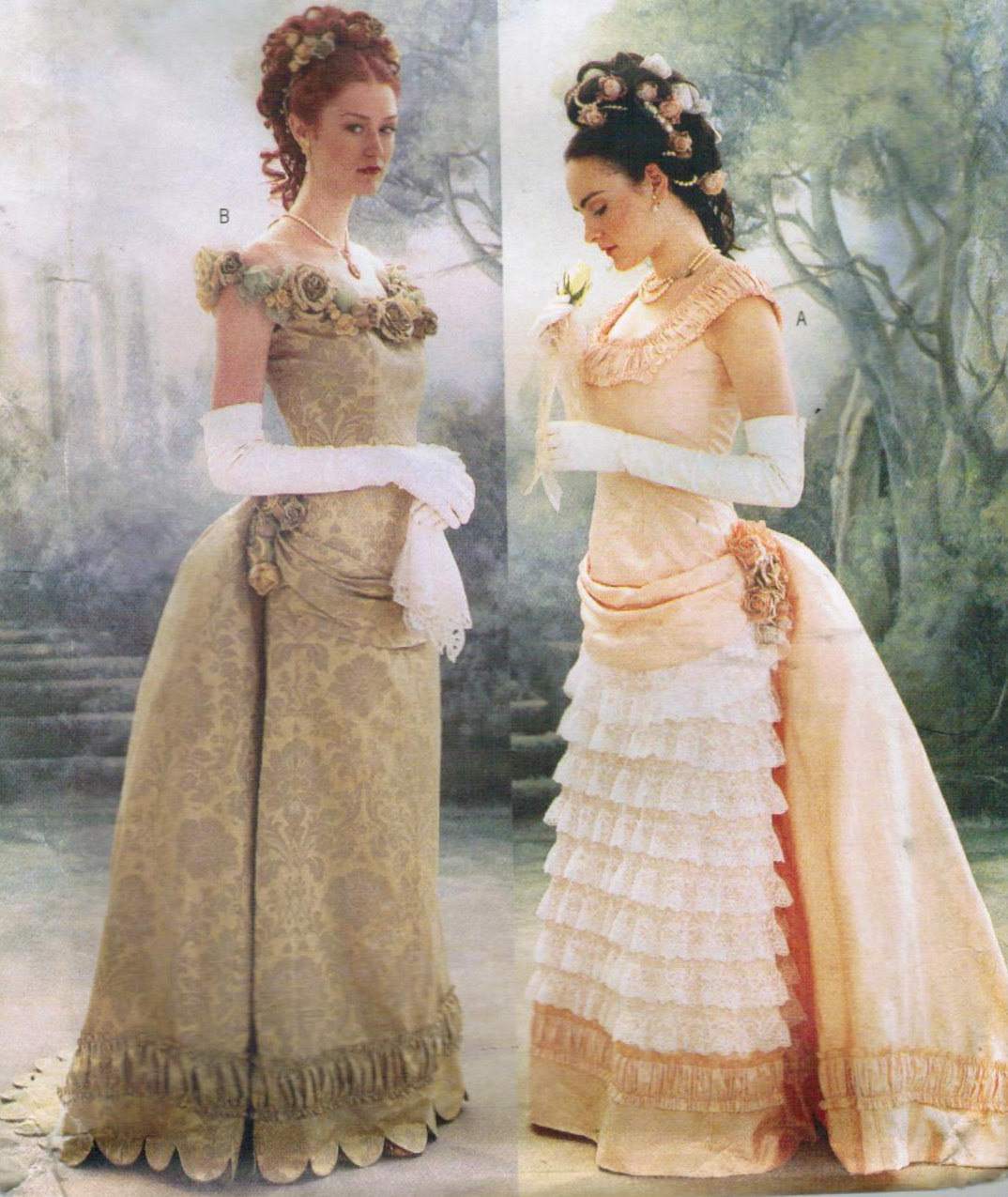 Victorian bustle dress