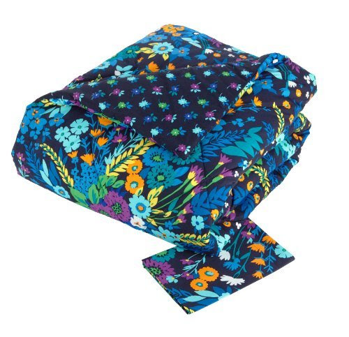 Vera Bradley Reversible Comforter Set TwinXL Midnight Blues