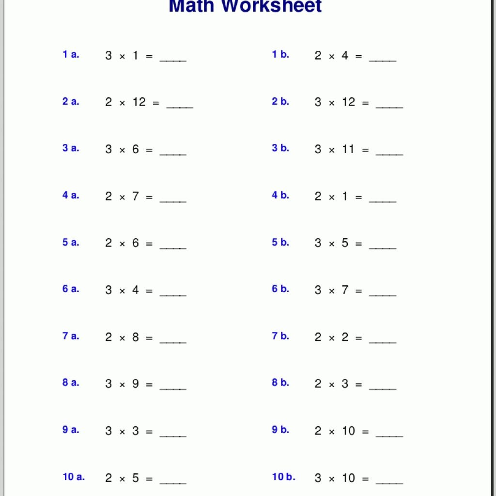 Sample Kumon Math Worksheets