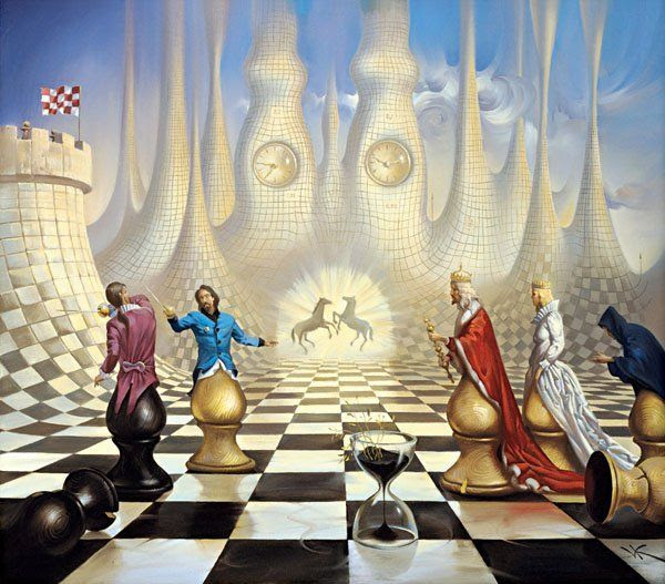 Arte de Vladimir Kush_Crianças do exôdo 19