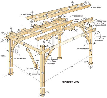 PDF DIY Simple Pergola Building Plans Download simple wood 