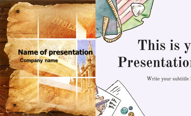 10 Contoh Desain Template PPT Menarik, Presentasi Jadi Keren