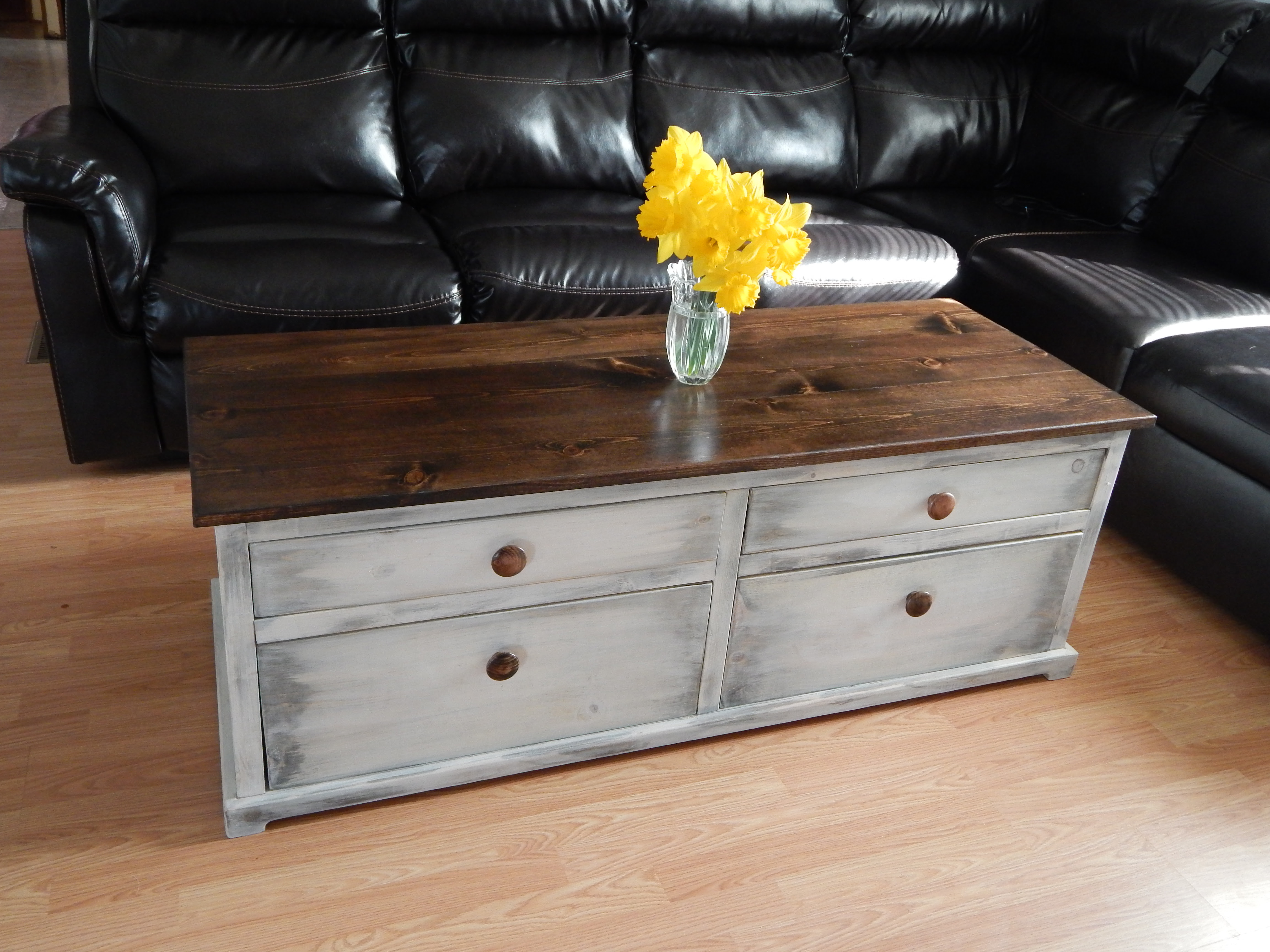 Ana White Pottery Barn Harper Style Coffee Table - DIY ...