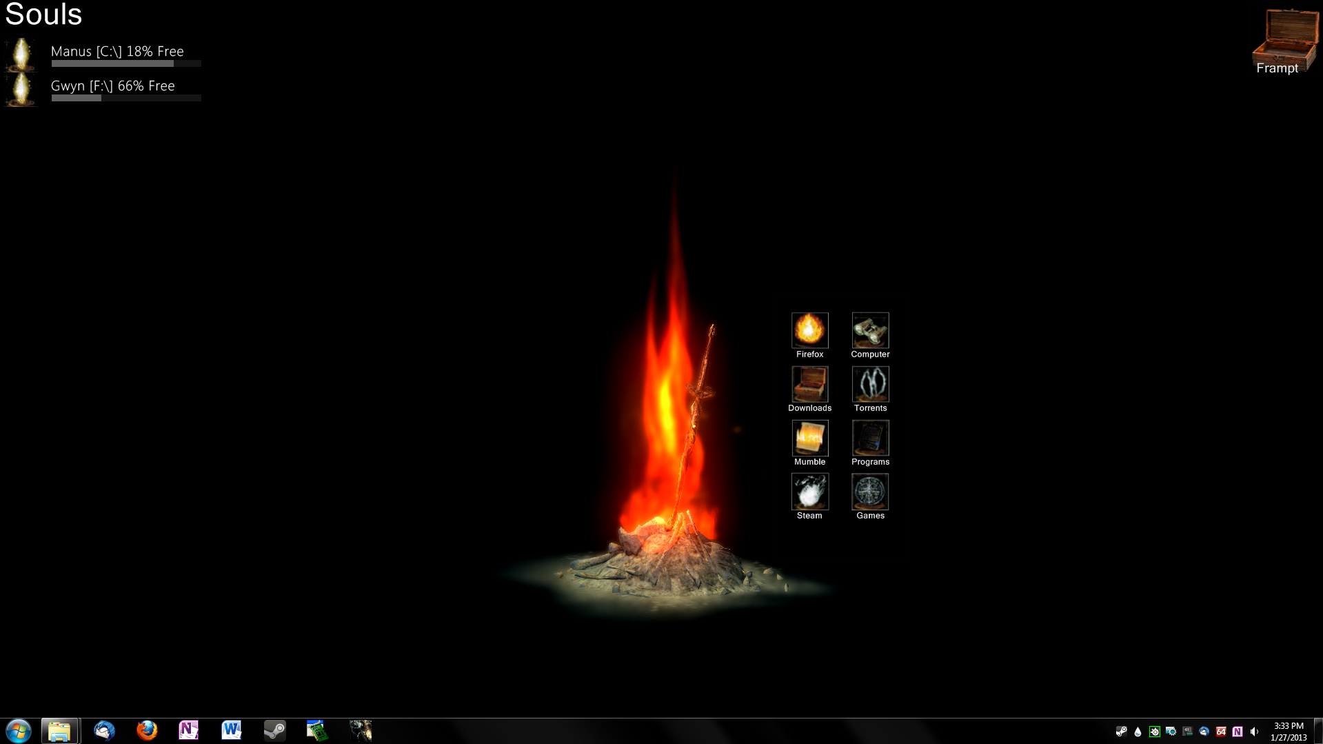 Animated Bonfire Desktop Background Finally Darksouls