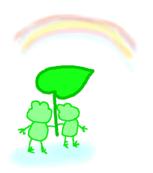 梅雨 カエル あまだれ かたつむり 夏のフリー素材 イラスト