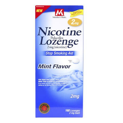Member's Mark-Nicotine Lozenge 2mg, 168ct