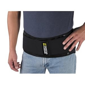 Body Glove 90124 Accupressure Breathable Neoprene Back Support Black XX-Large