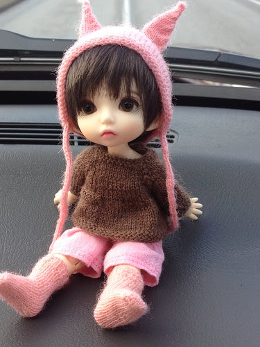 She's on her way home with me. Squeeee!