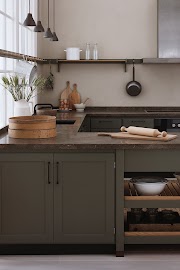 Idea 82+ Olive Green Kitchen Cabinets