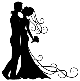 Free Free 191 Wedding Couple Silhouette Svg SVG PNG EPS DXF File