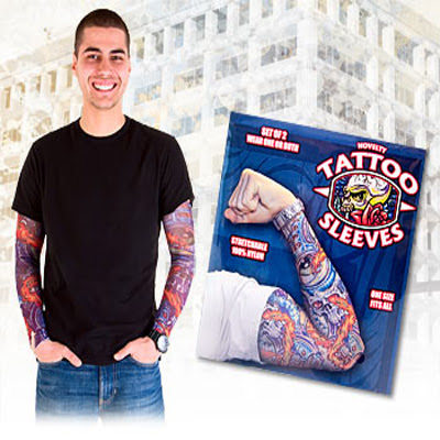  that creates the optical illusion of covering your arms with tattoos.
