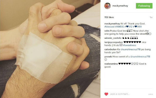 Macky Mathay Posted About 'Sunshine' On Instagram! READ THE POST HERE!