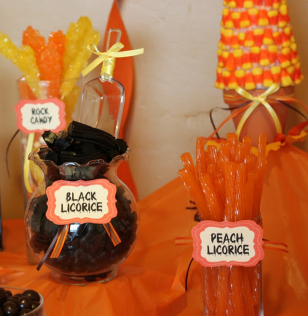 A Halloween Candy Buffet | Oh Nuts Blog
