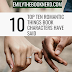 Top Ten Romantic Things Book Characters Have Said