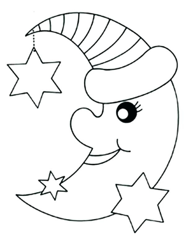 Moon Phases Coloring Pages at GetColorings.com | Free ...