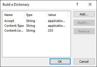 Create Dictionary