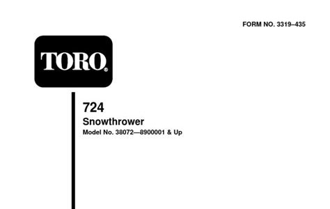 Download Ebook toro 724 owners manual How to Download EBook Free PDF