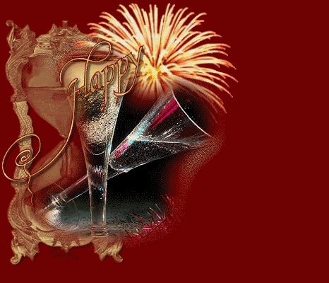 New Year Greetings Glitter Graphics For Mysapce Orkut Friendster Hi5 Blogger Websites Social Networking Sites Animated Gif