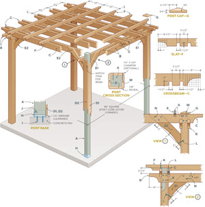 PDF Plans  Pergola Building Designs Download double loft 