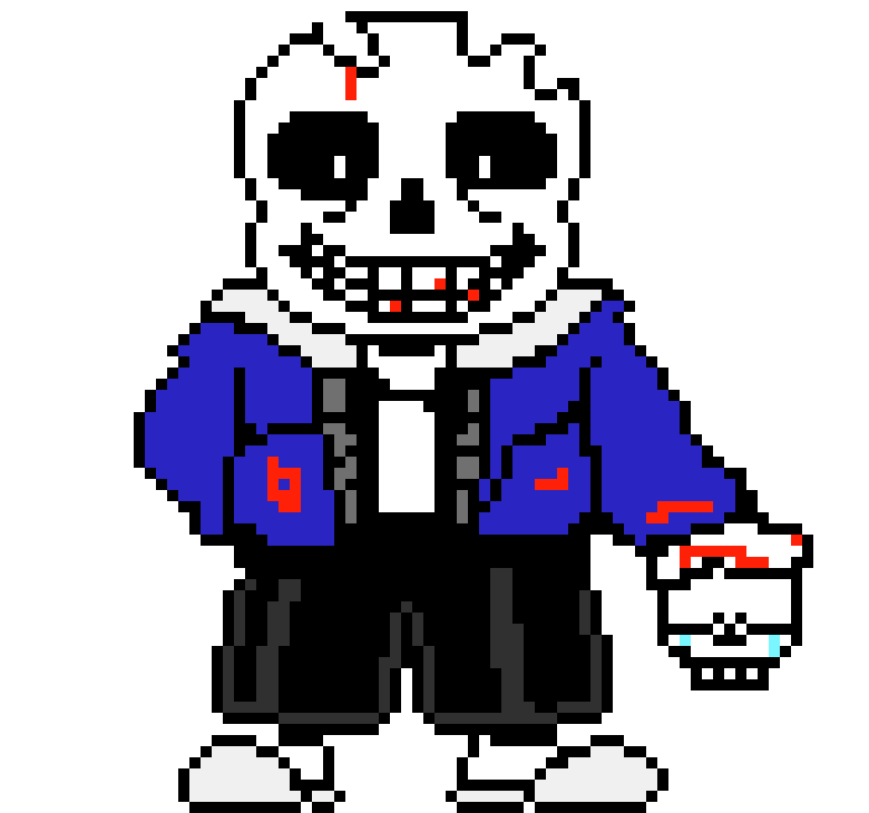 Insanity!Sans | Pixel Art Maker