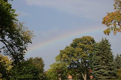 Faint October Rainbow