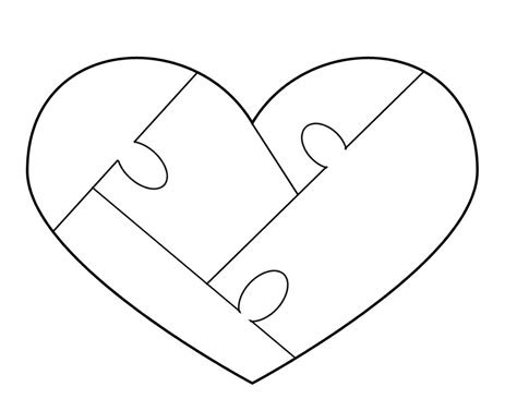  printable heart puzzle template printable crossword puzzles
