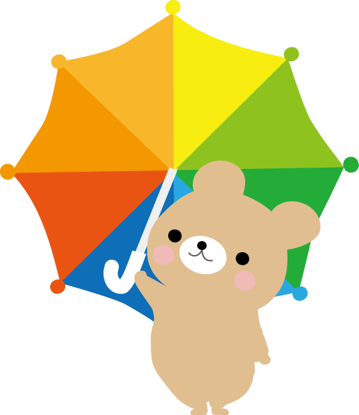 梅雨のイラスト かさ 無料イラスト フリー素材