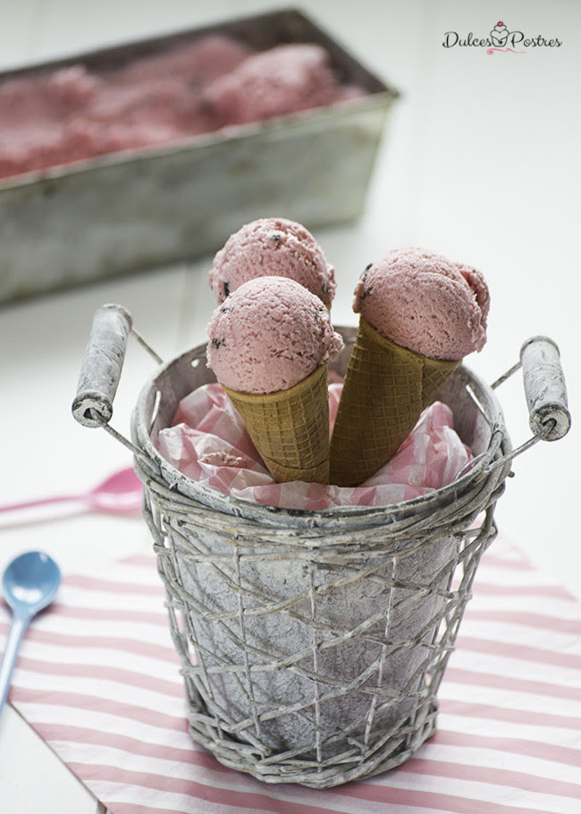 Helado Casero De Ciruela 1