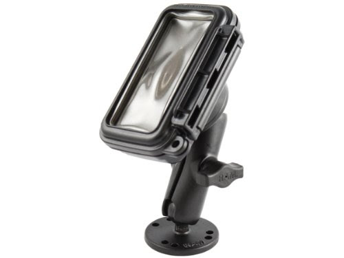RAM Mounting Systems RAM-B-138-AQ3U Waterproof Small Aqua Box Device Holder with Flat Surface Mount GPS Tracking Devices