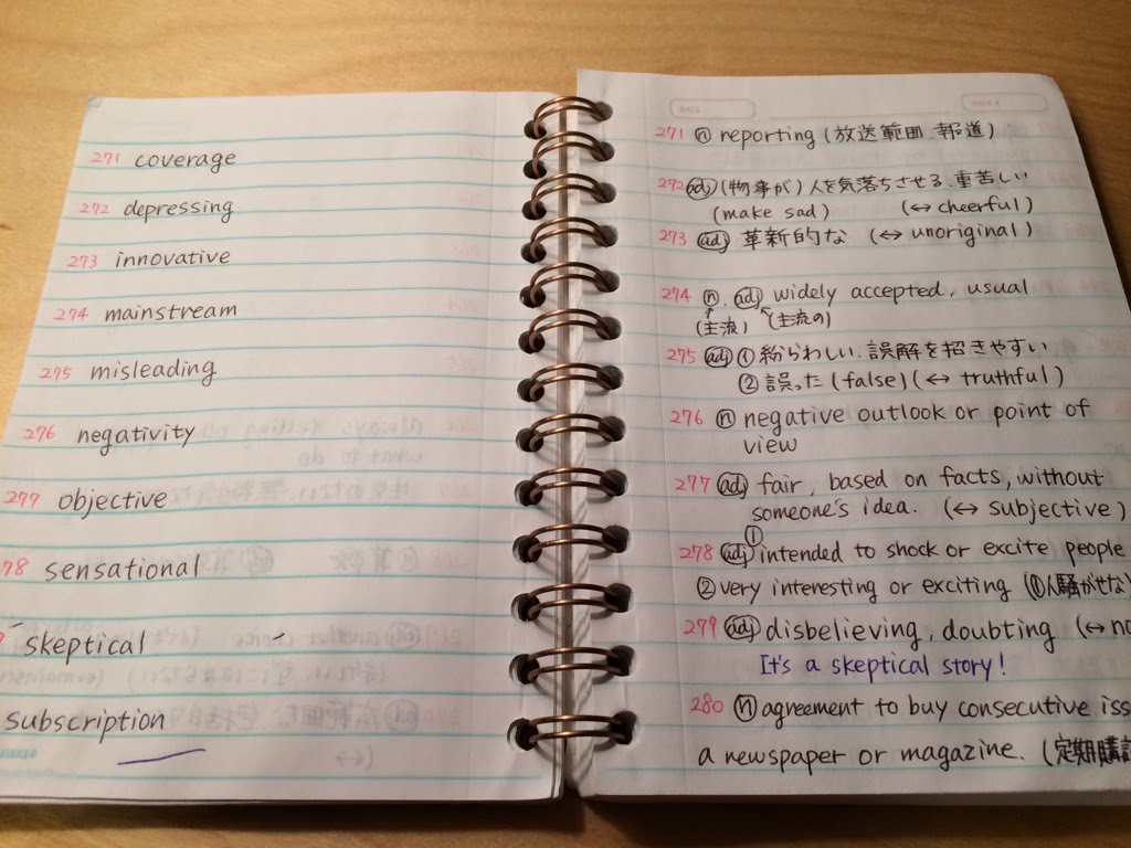 英語勉強法 In Nadeshiko Way 3 単語帳の作り方 In Nadeshiko Way