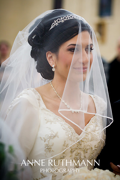 Veiled Bride in Chaldean Orthodox Catholic Church