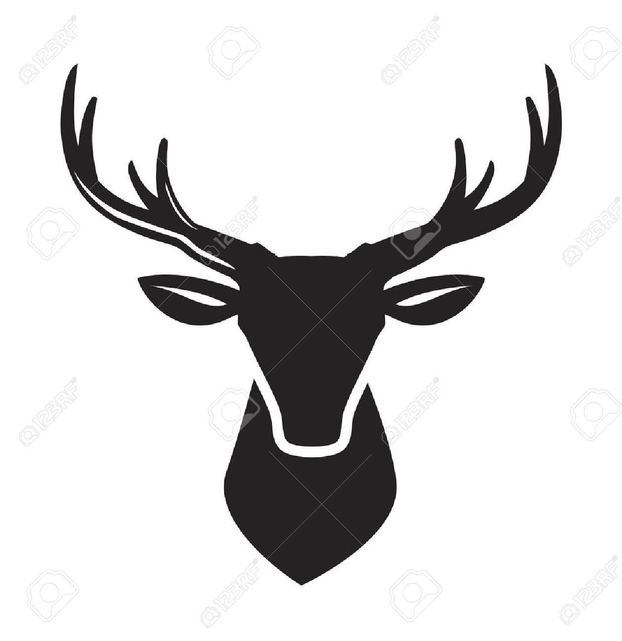Download Deer Skull Silhouette Vector at GetDrawings | Free download