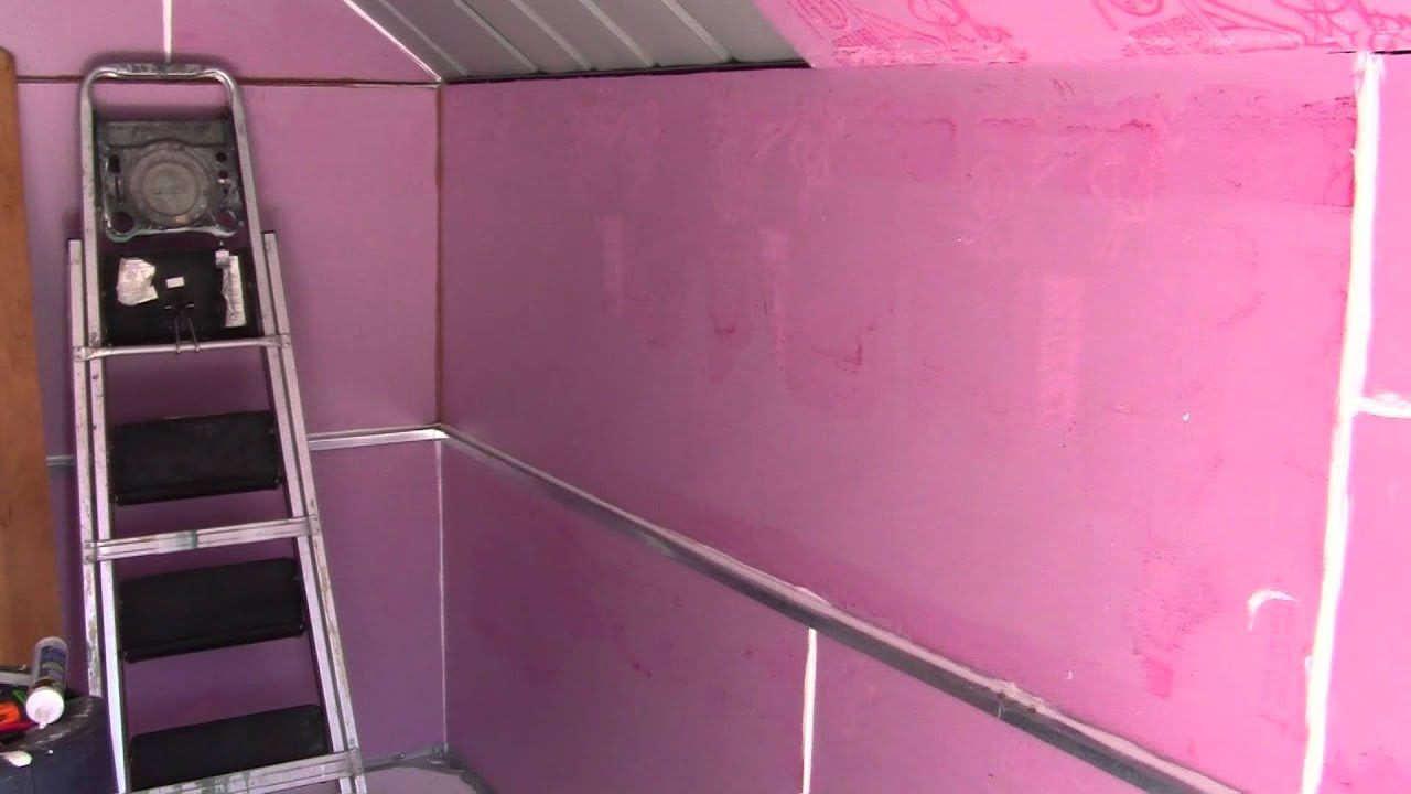 DIO WORKSHOP RAFTERS AIRTIGHT WINTER INSULATION - YouTube