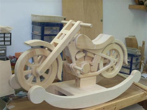 woodworking plan for motorcycle rocker toy