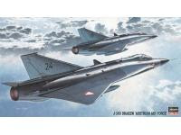 Hasegawa 1/72 J-350 DRAKEN 'AUSTRIAN AIR FORCE'(BP2) English Color Guide & Paint Conversion Chart - i0