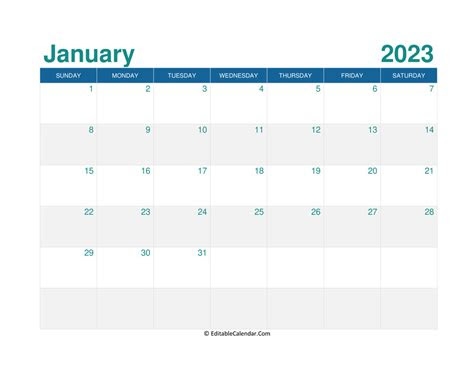 Make your own 2023 month calendar using the templates. 2023 fillable calendar template get calendar 2023 update