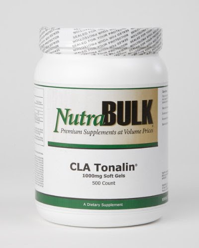 NutraBulk TONALIN CLA 1000mg Soft Gels - 500 Count
