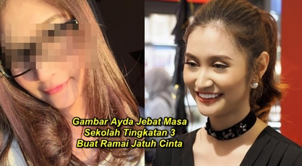 Gambar Ayda Jebat Masa Sekolah Tingkatan 3 Buat Ramai Jatuh Cinta