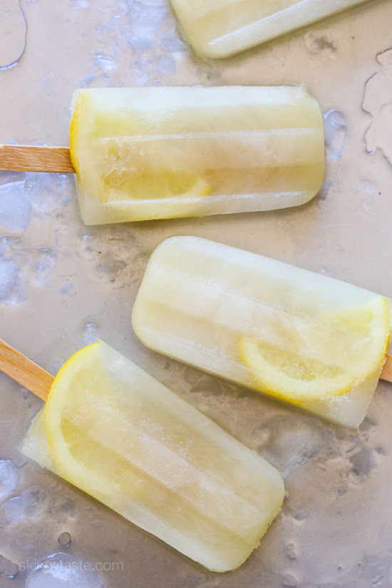 Lemon and Ginger Ice Pops – the perfect combination of sour, sweet and spicy!