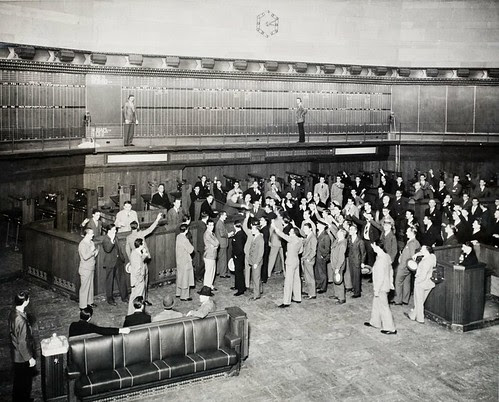 Los Angeles Stock Exchange Building Trading Floor