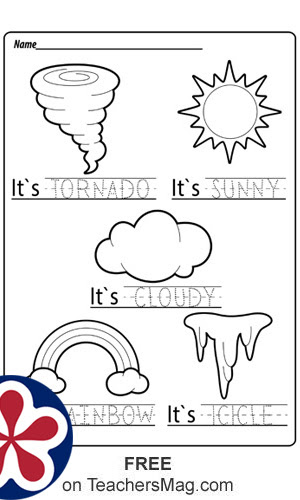 Weather Worksheets. TeachersMag.com