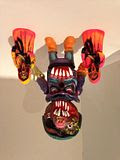 D-LuX's hand-painted Мишка custom figures at Urban Vinyl Daily's DesignerCon Booth!