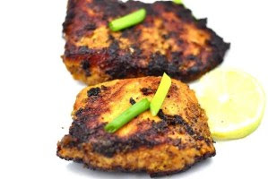 pan smeared salmon