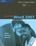 Microsoft Office Word 2007: Comprehensive Concepts and Techniques