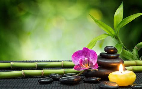 heart stones  spa massage wallpapers hd desktop