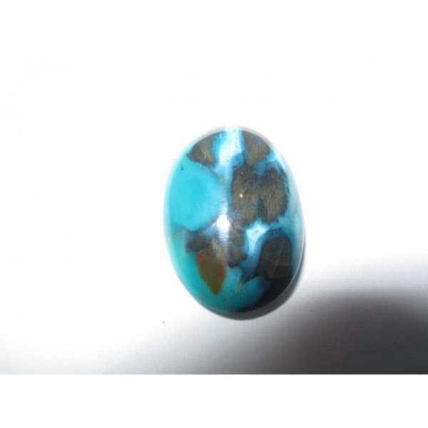 Cincin Batu Bacan Biru Coklat Bening