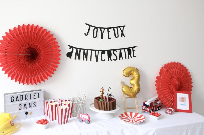 Un Anniversaire Pompiers Pour Ses 3 Ans Summer Girl